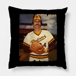 Rollie Fingers - Left Oakland Athletics, Signed With San Diego Padres Pillow