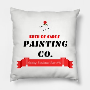 Deck Of Cards Painting Co Pillow