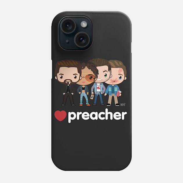 Love Preacher - Tulip, Jesse, Cass & Eugene Phone Case by KYi