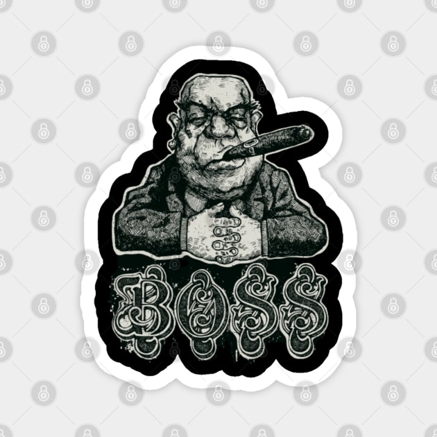 The Boss Design Magnet by Stevie26