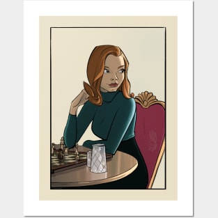 Elizabeth Harmon Poster for Sale by Laurensparkes