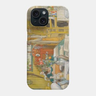 The Workshop by Carl Larsson Phone Case