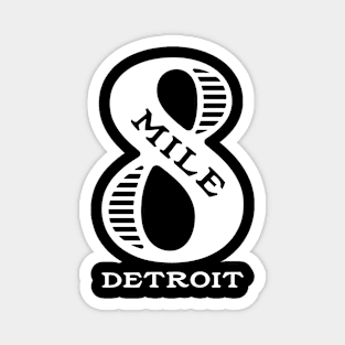8 Mile Road - Detroit Magnet