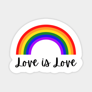 love is love lgbt gay pride Magnet