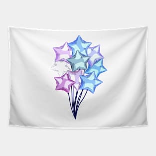 Helium Star Balloons Tapestry