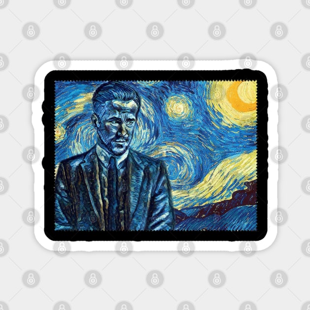 Detective Rat Van Gogh Style Magnet by todos