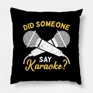 Karaoke Bar Party Singing Singer Gift Pillow