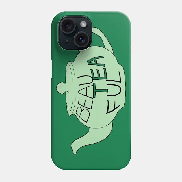 Green teapot Phone Case by Johka