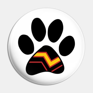 Rubber Pride Paw Pin