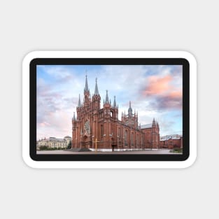 The Catholic Cathedral in Moscow, Russia Magnet