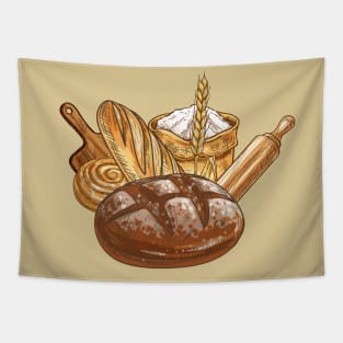 Fresh Bread Tapestry