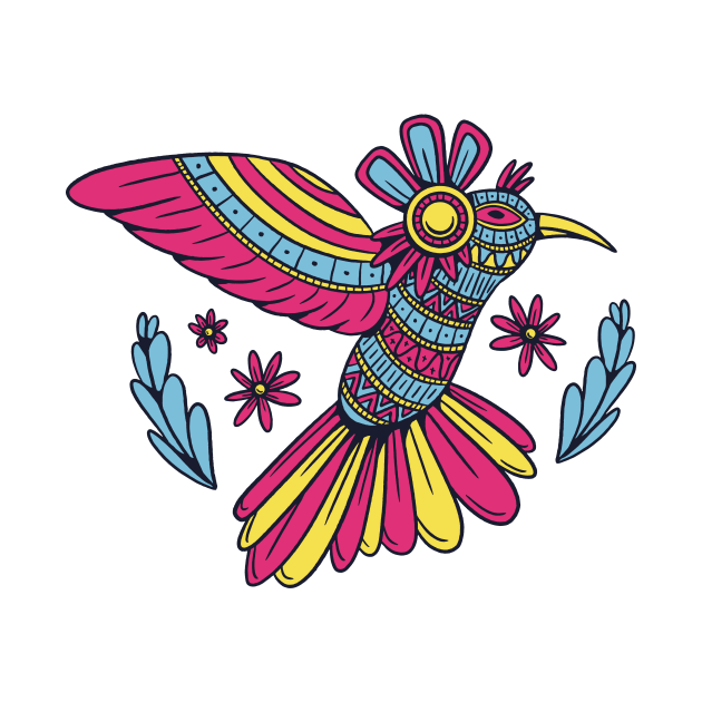 Beautiful Tribal Humming Bird by BamBam