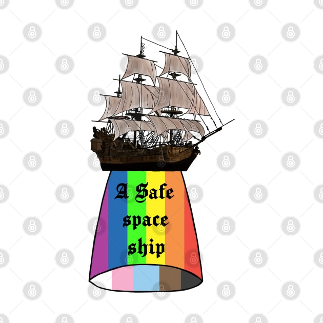 A safe space ship by Chic and Geeks