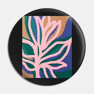 Abstract tropical leaves, Plant, Line art Pin