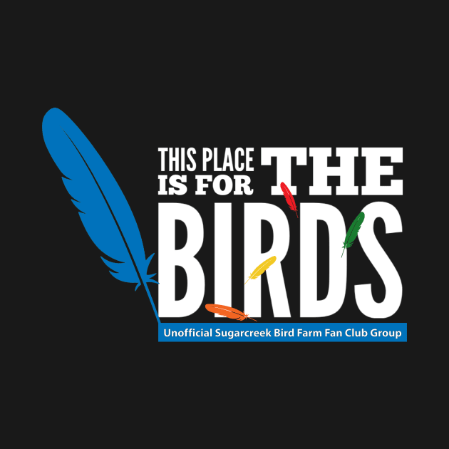 For the Birds 2 - white type by Just Winging It Designs