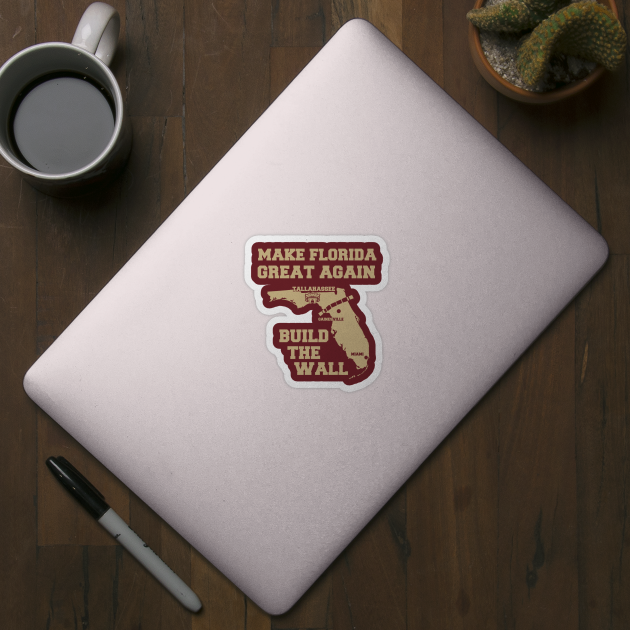 Make Florida Great Again Garnet Gold Florida State Pegatina Teepublic Mx