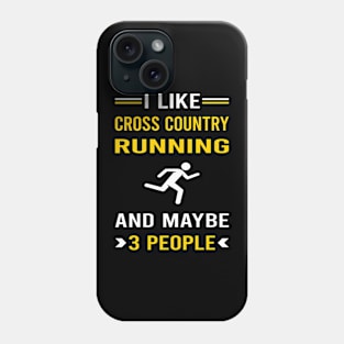 3 People Cross Country Running XC Phone Case