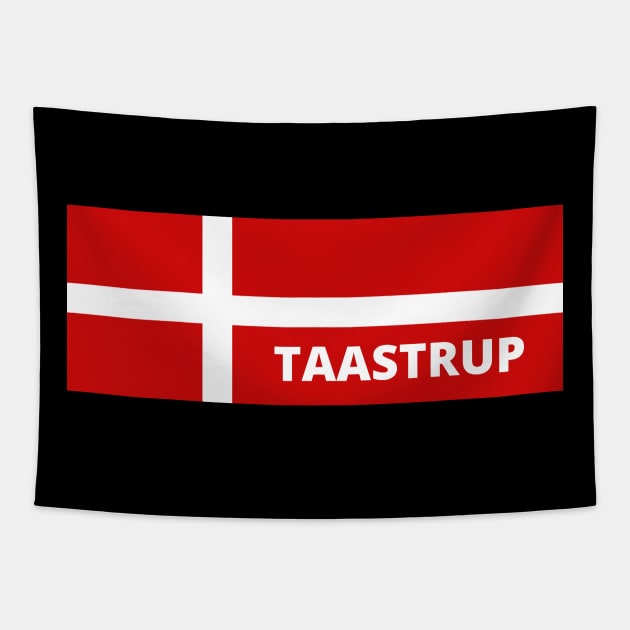 Taastrup Denmark in Danish Flag Tapestry by aybe7elf