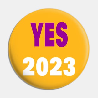 YES 2023 Pin