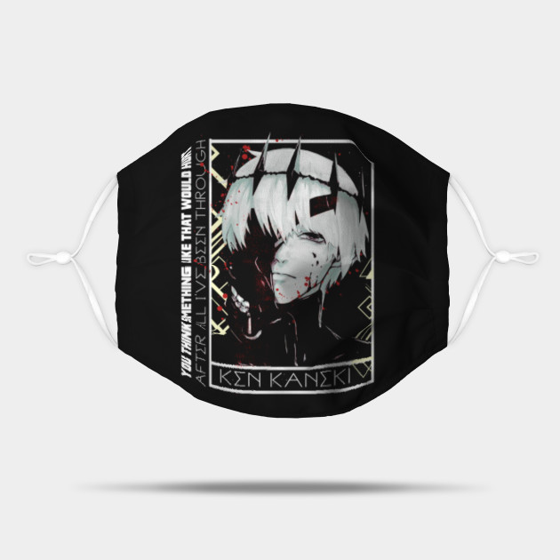 Kaneki Ken Quote Tokyo Ghoul Mask Teepublic Kaneki Ken Quote Tokyo Ghoul Mask Teepublic
