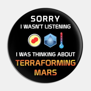 Focused Terraforming Mars Player Pin