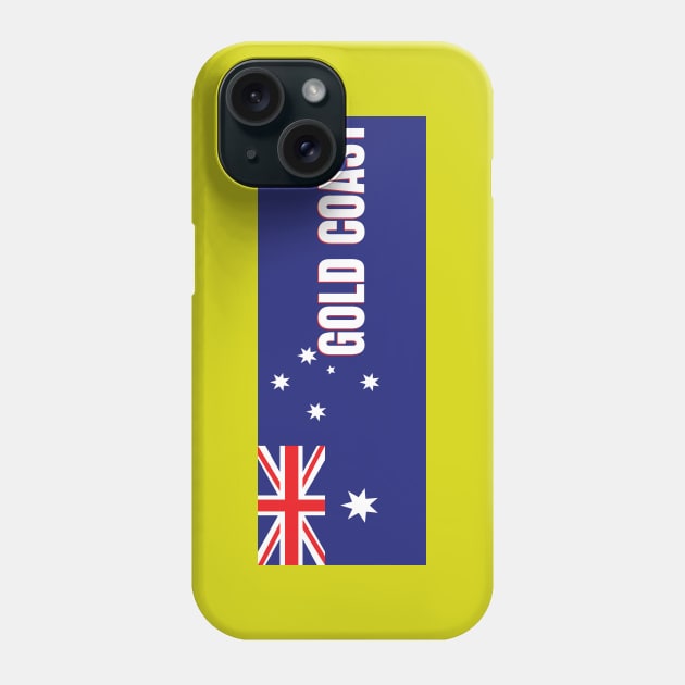 Gold Coast City in Australian Flag Phone Case by aybe7elf