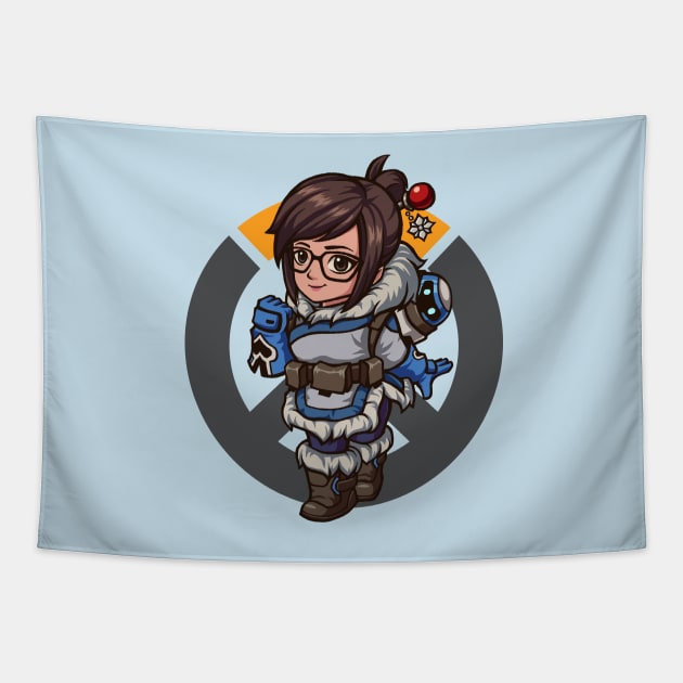 Mei Overwatch Tapestry by nikmatiaja