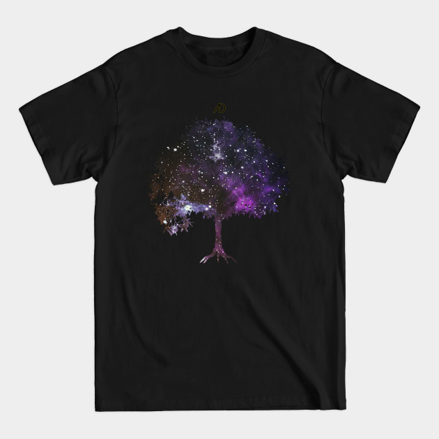 Disover Tree of Galaxy - Tree Ad Ad Design Galaxy - T-Shirt