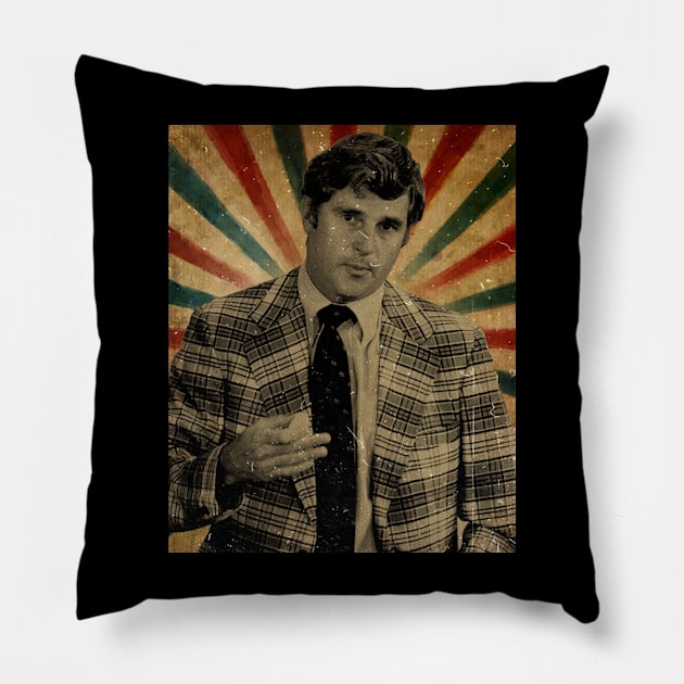 bobby knight - Vintage Retro Pillow by Janji Joni