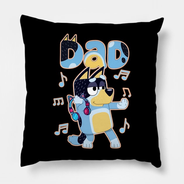 Dad Dance Style Pillow by USA.DEMOCRACY