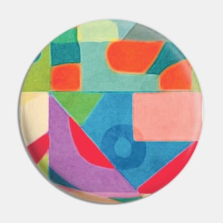 OZO Colorful Abstract Pin