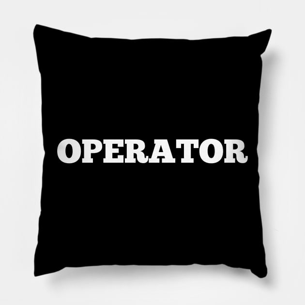 Operator Pillow by Menu.D