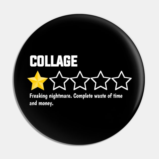 College, one star,  freaking nightmare. complete waste of time and money Pin by sukhendu.12
