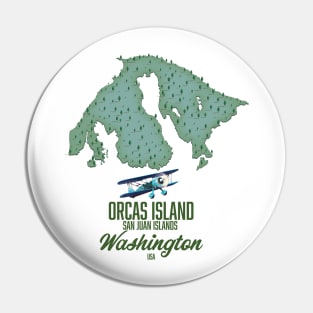 Orcas Island, Washington, USA Pin