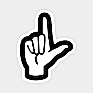 Letters asl american sign language Magnet