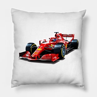 Red Ferrari Formula One Pillow