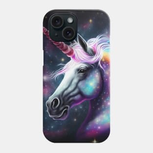 Cool Glittery Space Unicorn Phone Case