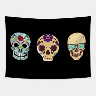 Cute Skulls Tapestry