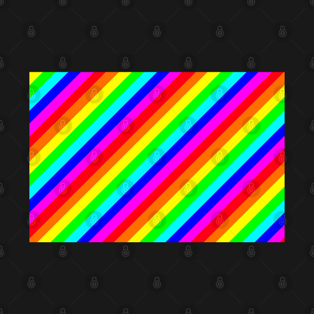 Abstract striped multi coloured background by Russell102