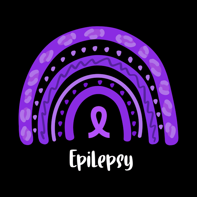 Epilepsy Rainbow Awareness by MerchAndrey