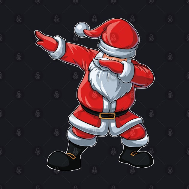 Santa Clause Dabbing T-shirts Christmas Xmas Gift by ikhanhmai