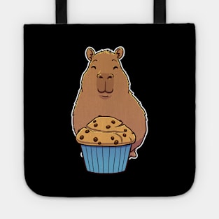 Capybara Chocolate Chip Muffin Tote