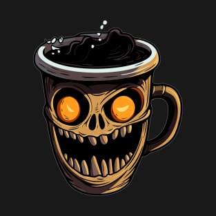 Zombie Coffee Cup Halloween Costume Horror Halloween T-Shirt