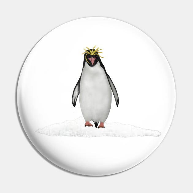 Macaroni Penguin Pin by ArtAndBliss