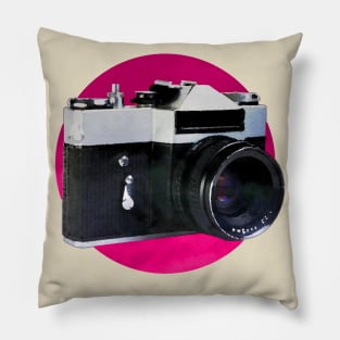 Vintage retro camera Pillow