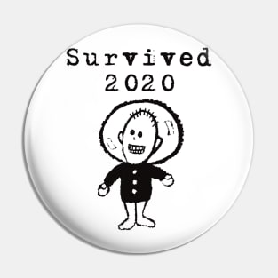 We survived the Corona virus 2020 t-shirt Pin