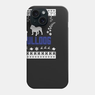 Merry Christmas BULLDOG Phone Case