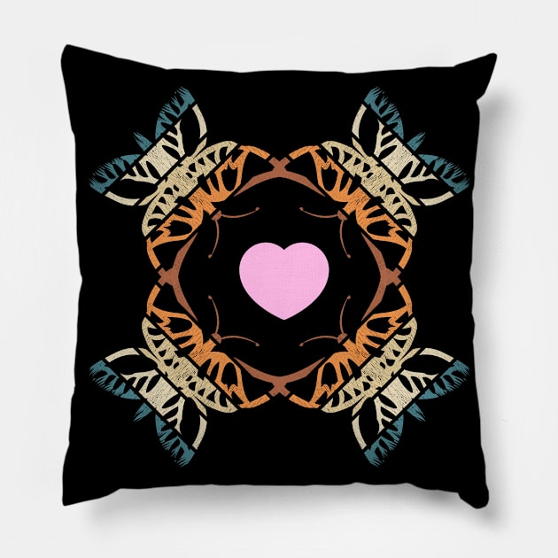 Butterfly Minimalist Love Pillow by PixelArt