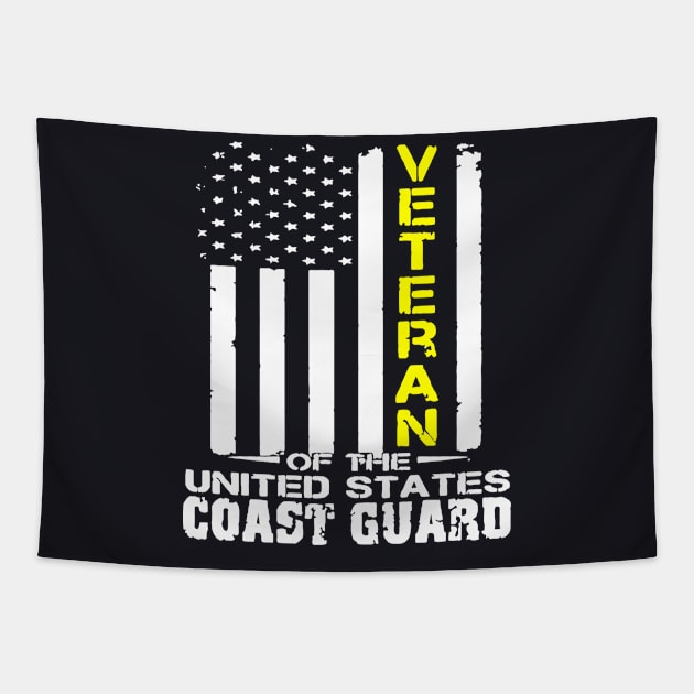 Veteran Of The United States Coast Guard Tapestry by Dumastore12