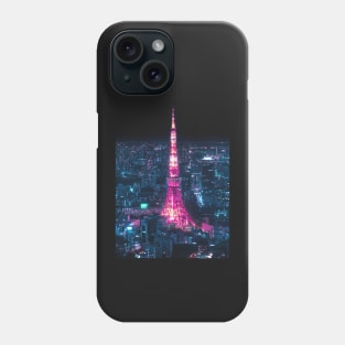 Tokyo Tower at night Vertical Phone Case